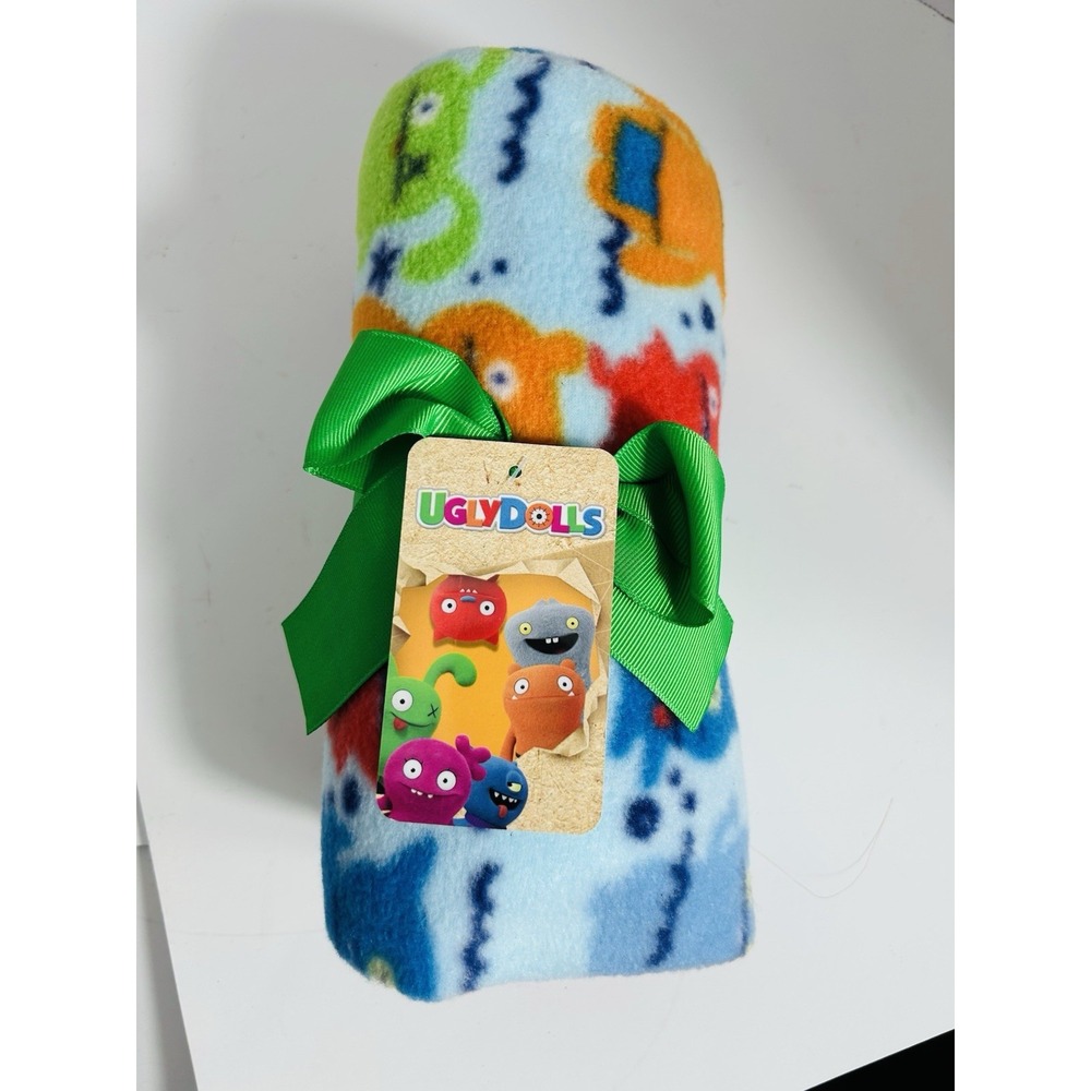 Ugly Dolls Fleece Throw Blanket 40" X  50" NWT Kids Movie Plush UglyDolls